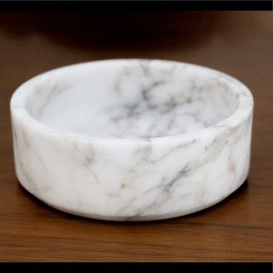 Vintage Round marble or stone decorative bowl.